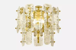 لوستر دیواری کریستالی