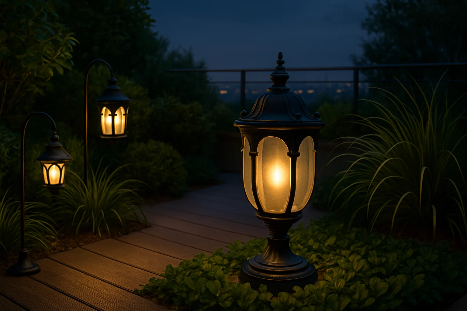 خرید چراغ حیاطی