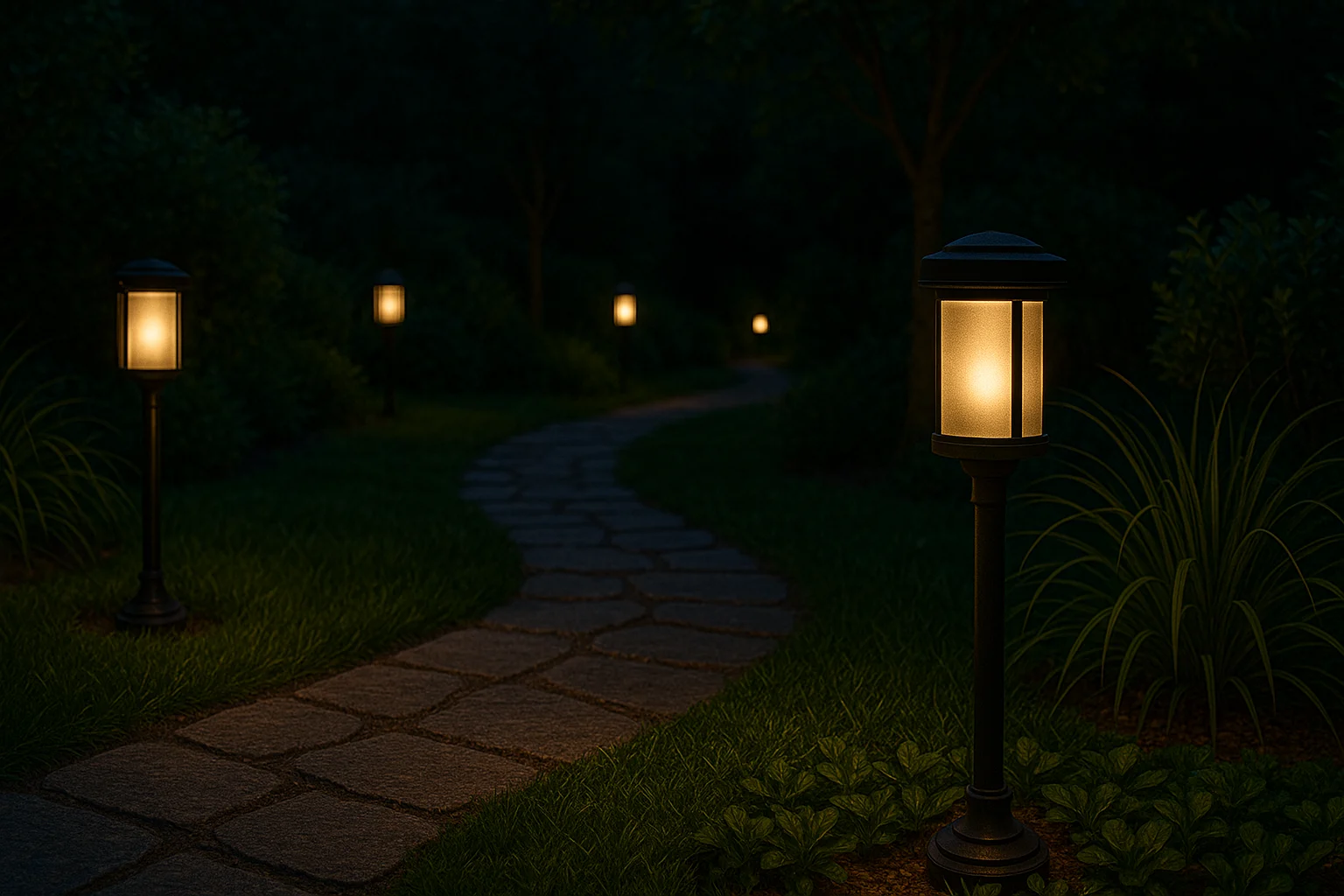 خرید چراغ چمنی