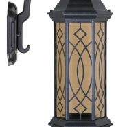 چراغ دیواری شش ضلعی بلند پنجره دار شیشه دودی کد bpd5601 scaled 1